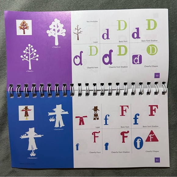 Cricut Creative Memories Cheerful seasons - shapes - Picture 10 of 16